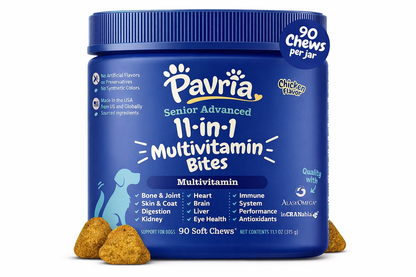 Senior Advanced 11-in-1 Multivitamin Bites for Senior Dogs