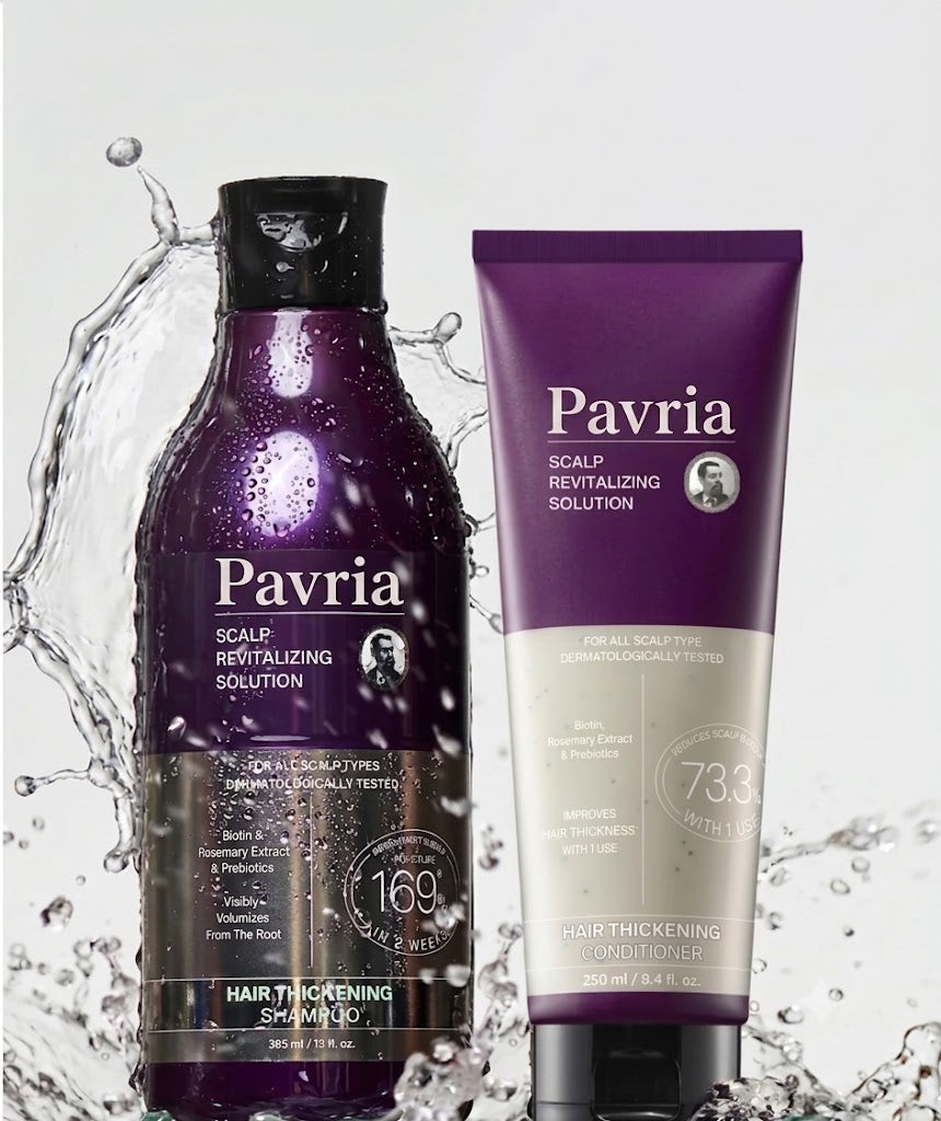Pavria Biotin &amp Rosemary Thickening Shampoo &amp; Conditioner Set